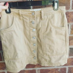 Button front Mini skirt
